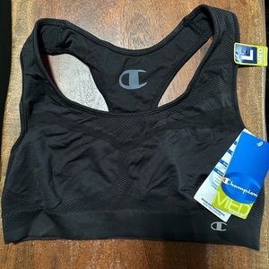 Champion black sports bra
